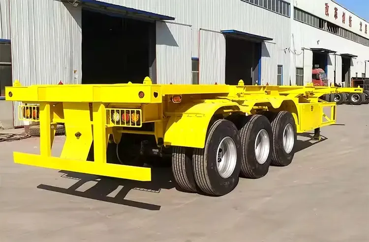 Container Skeletal Semi Trailer
